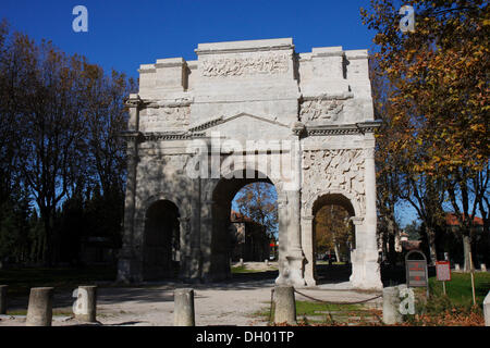 Arc de Triomphe, arancio, Vaucluse, Région Provence-Alpes-Côte d'Azur, in Francia meridionale, Francia, Europa Foto Stock