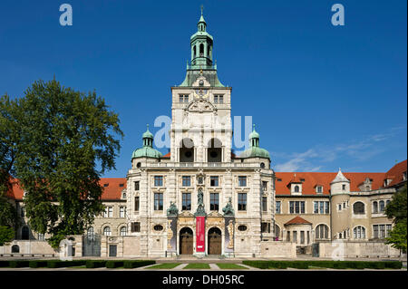 Museo Nazionale Bavarese, Bayerisches Nationalmuseum, Prinzregentenstrasse, Monaco di Baviera, Baviera, Baviera, Germania Foto Stock