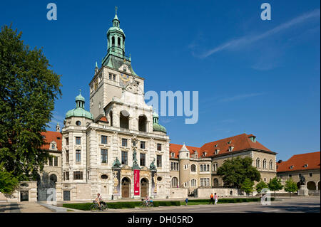 Museo Nazionale Bavarese, Bayerisches Nationalmuseum, Prinzregentenstrasse, Monaco di Baviera, Baviera, Baviera, Germania Foto Stock