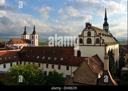 Chiesa parrocchiale di San Biagio, Abbazia benedettina di Santa Maria con la chiesa del monastero, Fulda Hesse, Germania Foto Stock