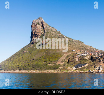 La Sentinella - un promontorio roccioso a Hout Bay town in Sud Africa nei pressi di Città del Capo Foto Stock