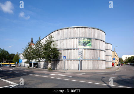 Parcheggio multipiano al Zoo di Lipsia, Lipsia, PublicGround Foto Stock