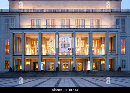 Opera House, Lipsia, PublicGround Foto Stock