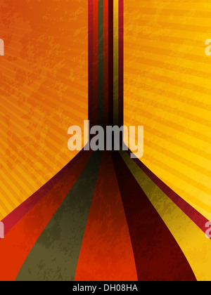 Grunge retrò sfondo a strisce Foto Stock