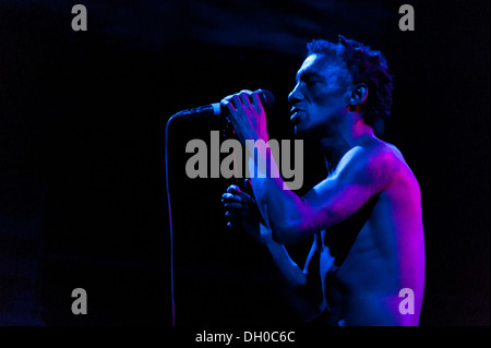 Tricky esegue a Villa Ada Festival 2012. Foto Stock