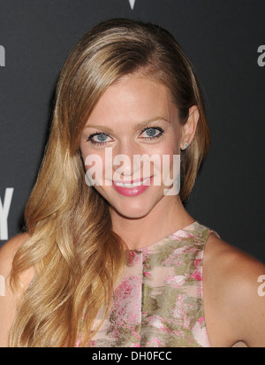 ANDREA "A.J.' cuocere pellicola canadese attrice in ottobre 2013. Foto di Jeffrey Mayer Foto Stock