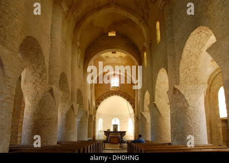 Chiesa preromanici di Chapaize, Borgogna, in Francia, in Europa Foto Stock