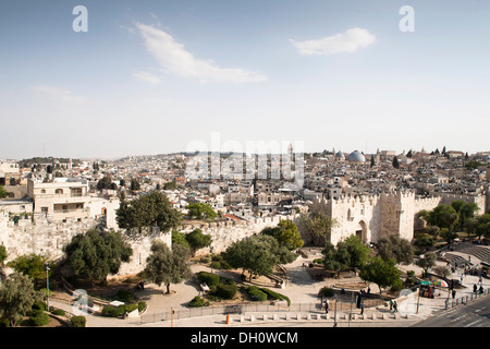 Centro storico della città di Gerusalemme, centro storico, Gerusalemme, distretto di Gerusalemme, Israele Foto Stock