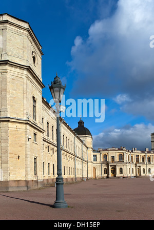 La Russia,Gatchina, parade-terra prima palace Foto Stock