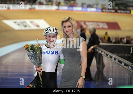 2013/14 Serie Revolution Round 1, Manchester. Megan Barker Foto Stock