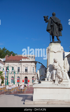 Klauzal Square, Szeged, pianura del sud, Ungheria Foto Stock