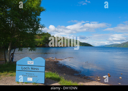 Loch Ness, a Fort Augustus, Inverness, Highland Regione, Scozia Foto Stock