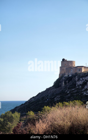 Faro di Capo Sant'Elia faro in San Bartolomeo in Sardegna Foto Stock