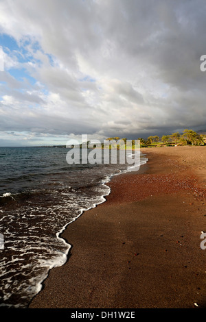 Maluaka Beach, Makena State Park, Maui, Hawai'i, STATI UNITI D'AMERICA Foto Stock