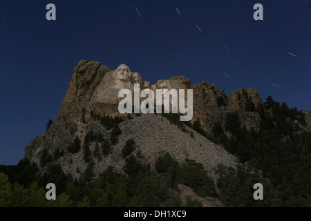 Mount Rushmore National Memorial, Keystone, Black Hills, Dakota del Sud, STATI UNITI D'AMERICA Foto Stock