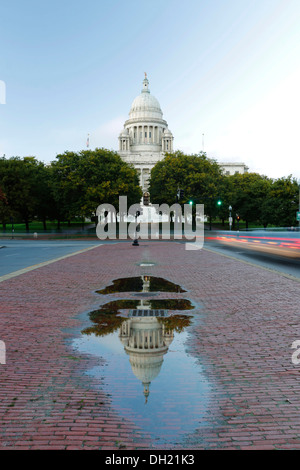 Casa di stato di Providence, Rhode Island, STATI UNITI D'AMERICA Foto Stock