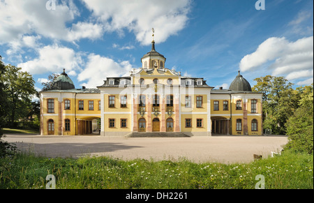 Schloss Belvedere Castle a Weimar e Turingia Foto Stock