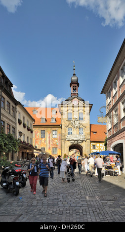 Il vecchio municipio, Bamberg, Bavaria Foto Stock