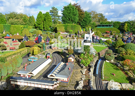 Bekonscot Model Village, Beaconsfield, Buckinghamshire, Inghilterra, Regno Unito Foto Stock