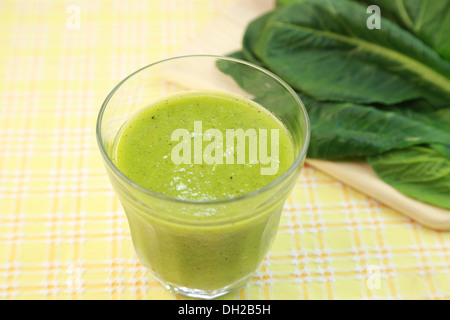 Frullato verde Foto Stock