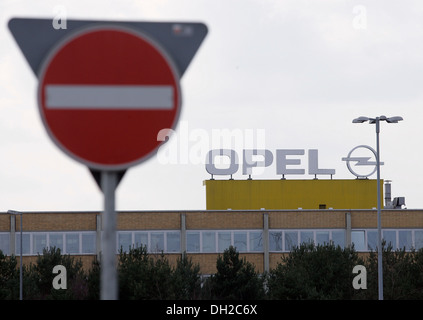 Stabilimento di produzione di un produttore di automobili Opel a Kaiserslautern, Rhineland-Palatine Foto Stock