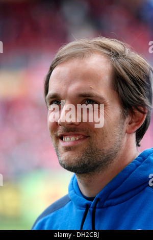 Thomas Tuchel, allenatore della Bundesliga tedesca Calcio team FSV Mainz 05, Mainz, Renania-Palatinato Foto Stock