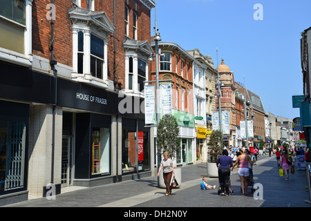 Victoria Street, grimsby, lincolnshire, England, Regno Unito Foto Stock