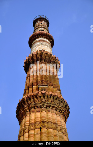 Qutub Minar New Delhi India Foto Stock