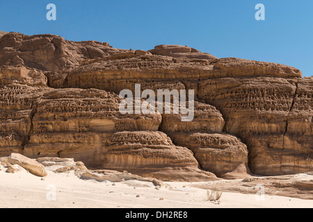 Impressioni di Canyon Colorato, Sinai, Egitto Foto Stock