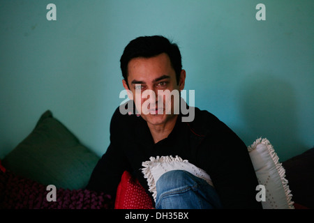 Indian bollywood hindi film attore AAMIR KHAN India Asia Foto Stock