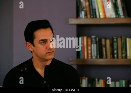 Indian bollywood hindi film attore AAMIR KHAN India Asia Foto Stock