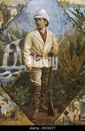 HENRY Morton Stanley (1841-1904) Welsh giornalista e African explorer Foto Stock