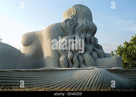 Mermaid a shanghumugham spiaggia India Kerala Foto Stock