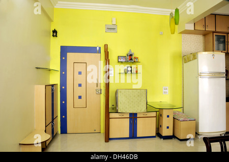 Interno del soggiorno a Mumbai India Maharashtra PR#364 Foto Stock