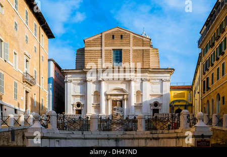 Chiesa di San Domenico in piazza del Plebiscito, Ancona, Italia Foto Stock