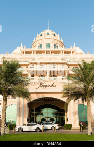 Kempinski Hotel sul Palm Jumeirah isola artificiale in Dubai Emirati Arabi Uniti Foto Stock