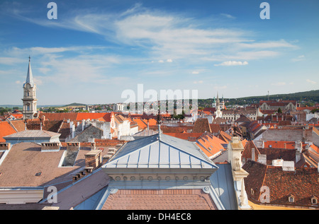 Vista di Sopron, Western oltre Danubio, Ungheria Foto Stock