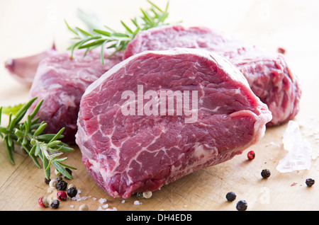 bistecca di manzo Foto Stock