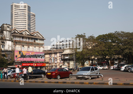 L' ESB Bombay Stock Exchange Building kala ghoda Mumbai Maharashtra India Asia Gen 2012 Foto Stock