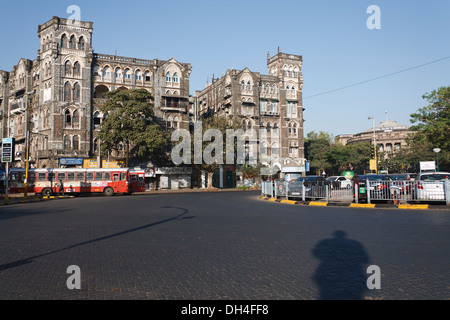 Indiano Palazzo Mercantile S P Mukherjee Chowk Mumbai Maharashtra India Asia Gen 2012 Foto Stock