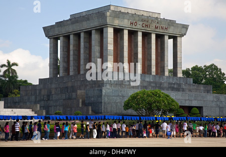 Mausoleo di Ho Chi Minh. Hanoi, Vietnam, in Asia. Foto Stock