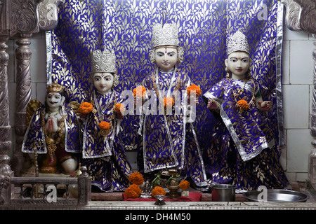 Ram Laxman Seeta tempio Banganga Walkeshwar tempio Mumbai India Maharashtra 2012 Foto Stock