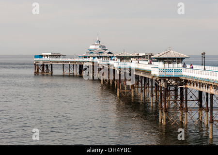 Llandudno Pier-North Galles. Foto Stock