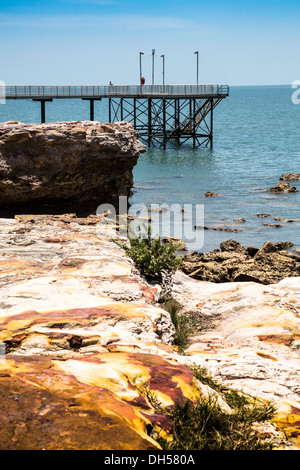 Nightcliff Jetty a Darwin Foto Stock