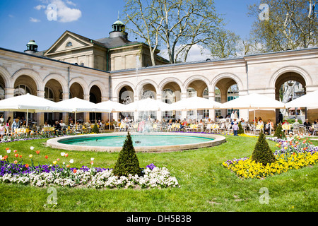 Cortile, Regentenbau edificio, Bad Kissingen, Bavaria Foto Stock