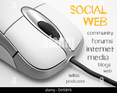 SOCIAL WEB Foto Stock
