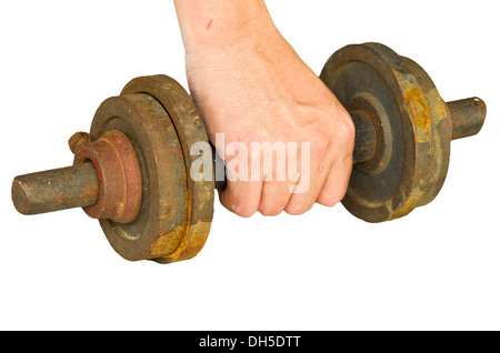 La gente sta vecchia occupato in palestra Foto Stock