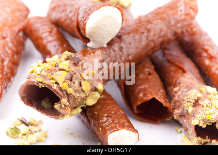 Bellissima brandy scatta close up Foto Stock