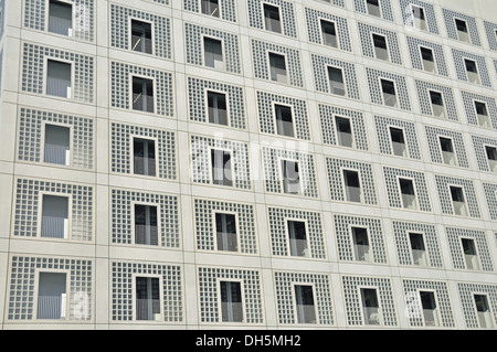 La facciata della nuova biblioteca della città su Mailaender Platz, dall'architetto prof. Eun giovane Yi, aperto su 24.10.2011 sul Foto Stock