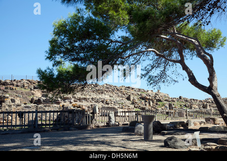 Rovine di Nora, Multiuso dimora nel sud della Sardegna Foto Stock